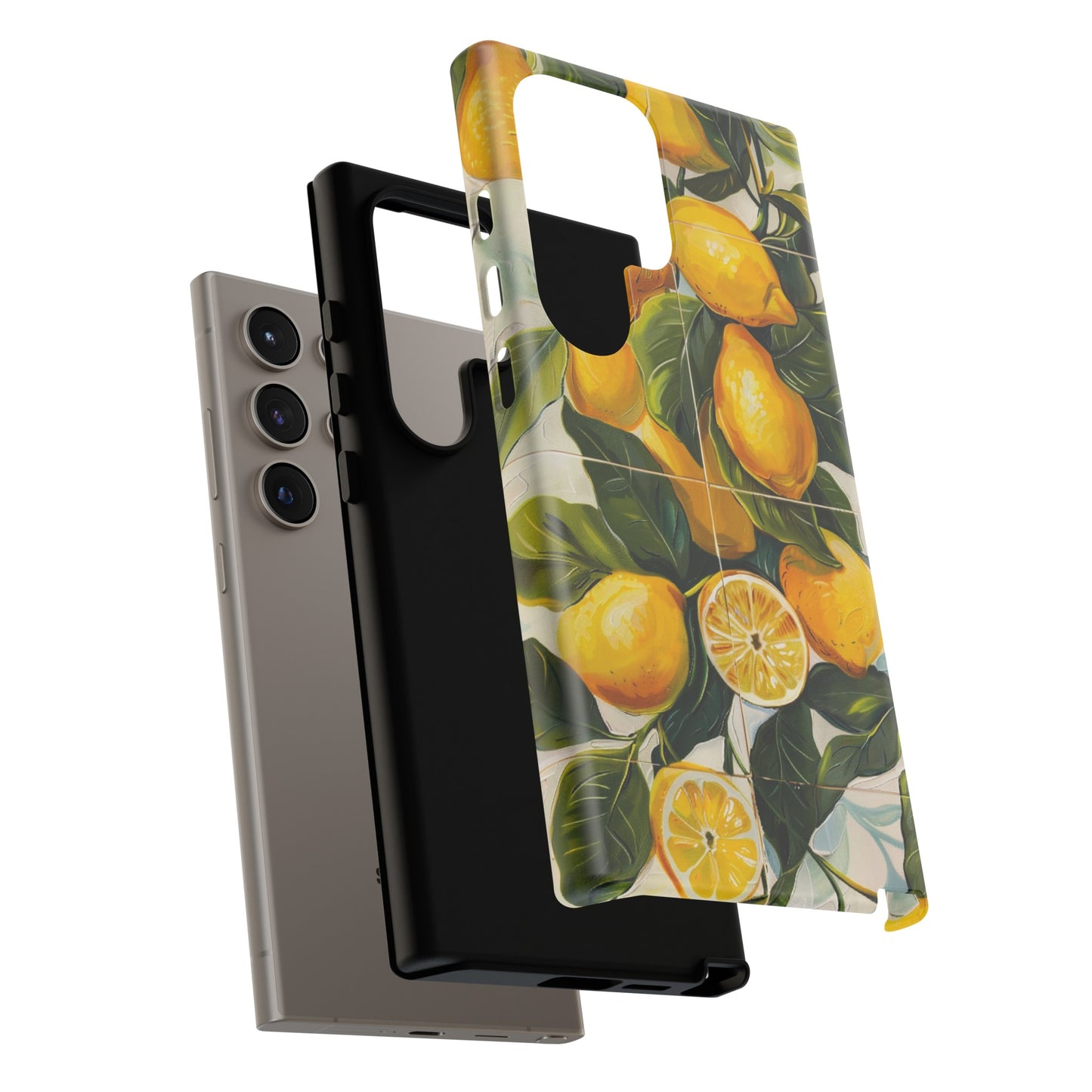 Mediterranean Lemon Italian Tile iPhone 14 Case