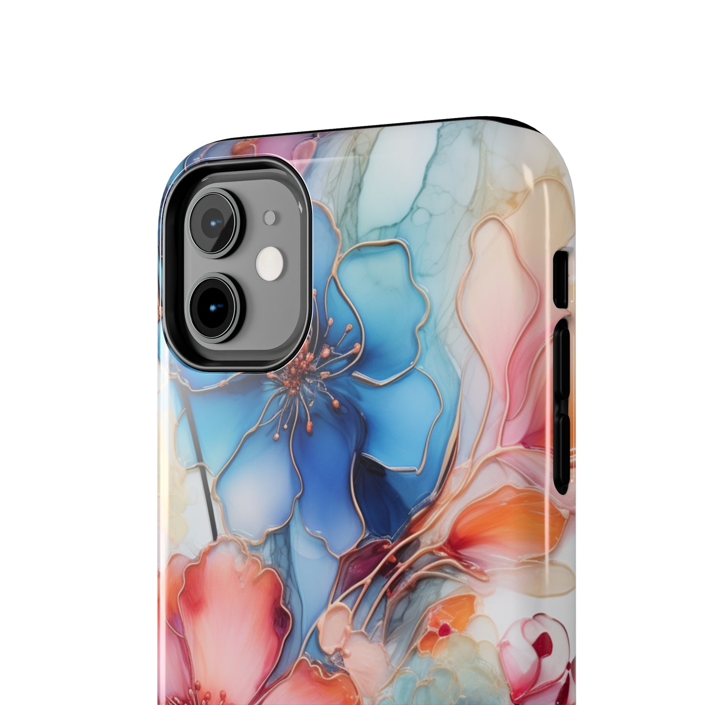 Marbled Watercolor iPhone Case | Embrace the Mesmerizing Multicolor Art