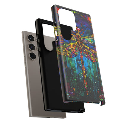 Art Deco Stained Glass Dragonfly Phone Cover