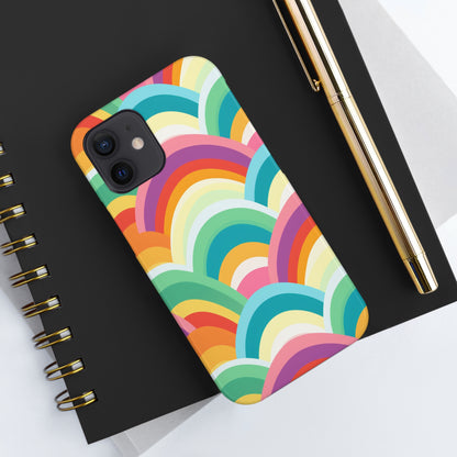 Rainbow Tough iPhone Case | Embrace Vibrant Style and Reliable Protection