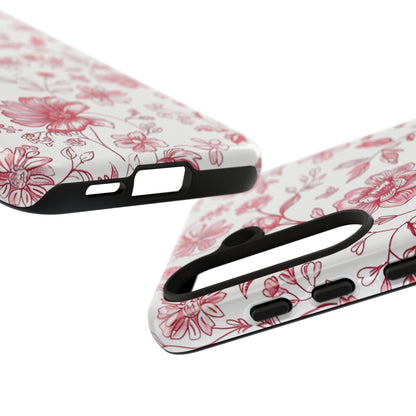 Pink Floral Wildflower Phone Case