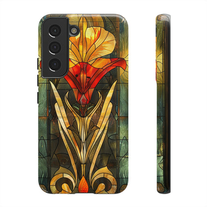 Art Deco Stained Glass floral Phone Case