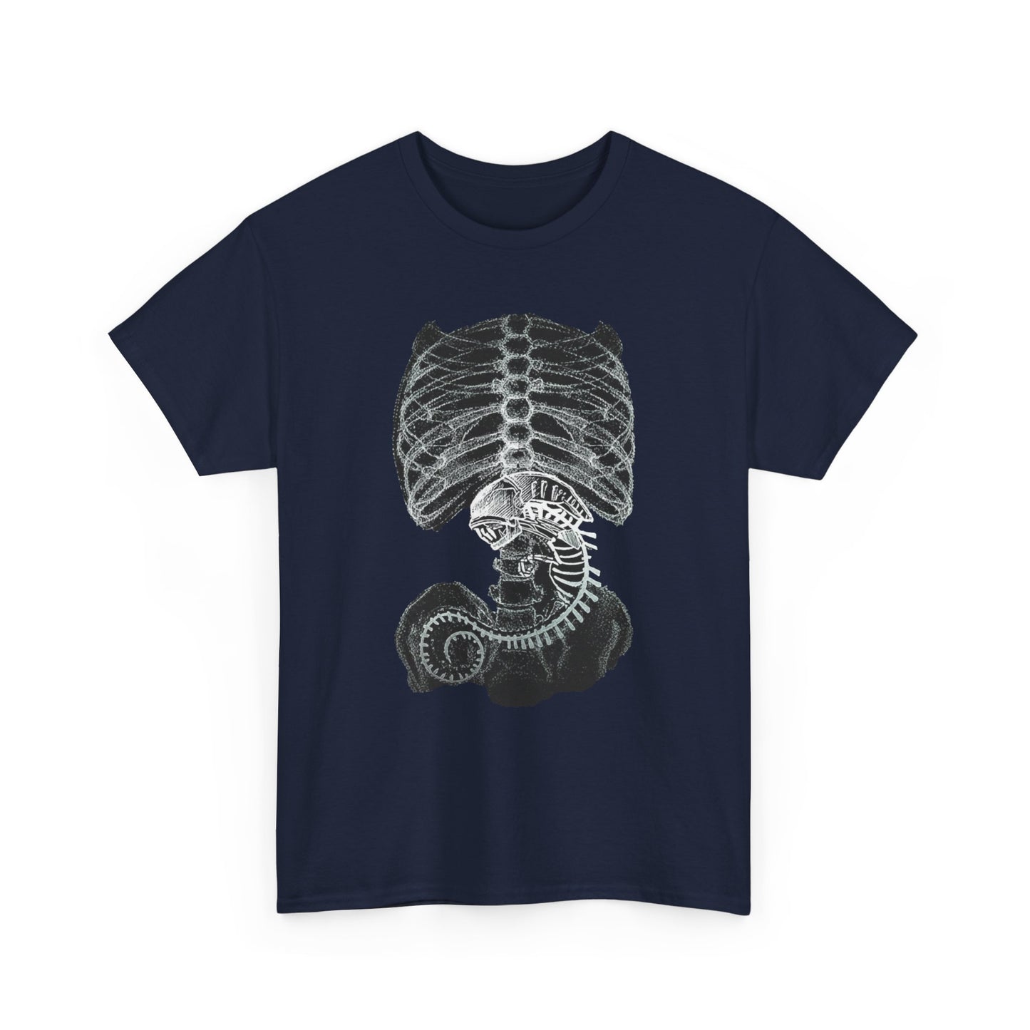 Alien Creature X Ray Sci Fi T Shirt Retro Space Tee