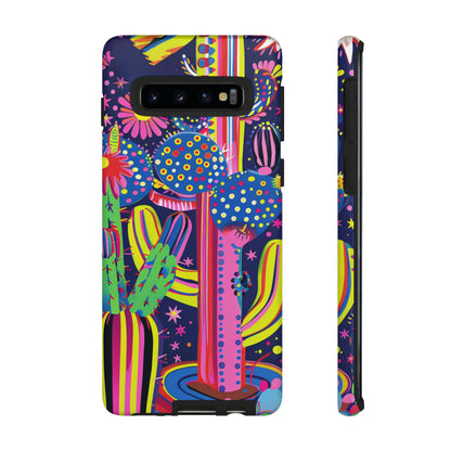 Retro 1960s Psychedelic Cactus Flowers Phone Case