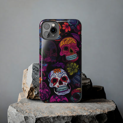 Sugar Skull iPhone Case | Day of the Dead Inspired Design for Halloween