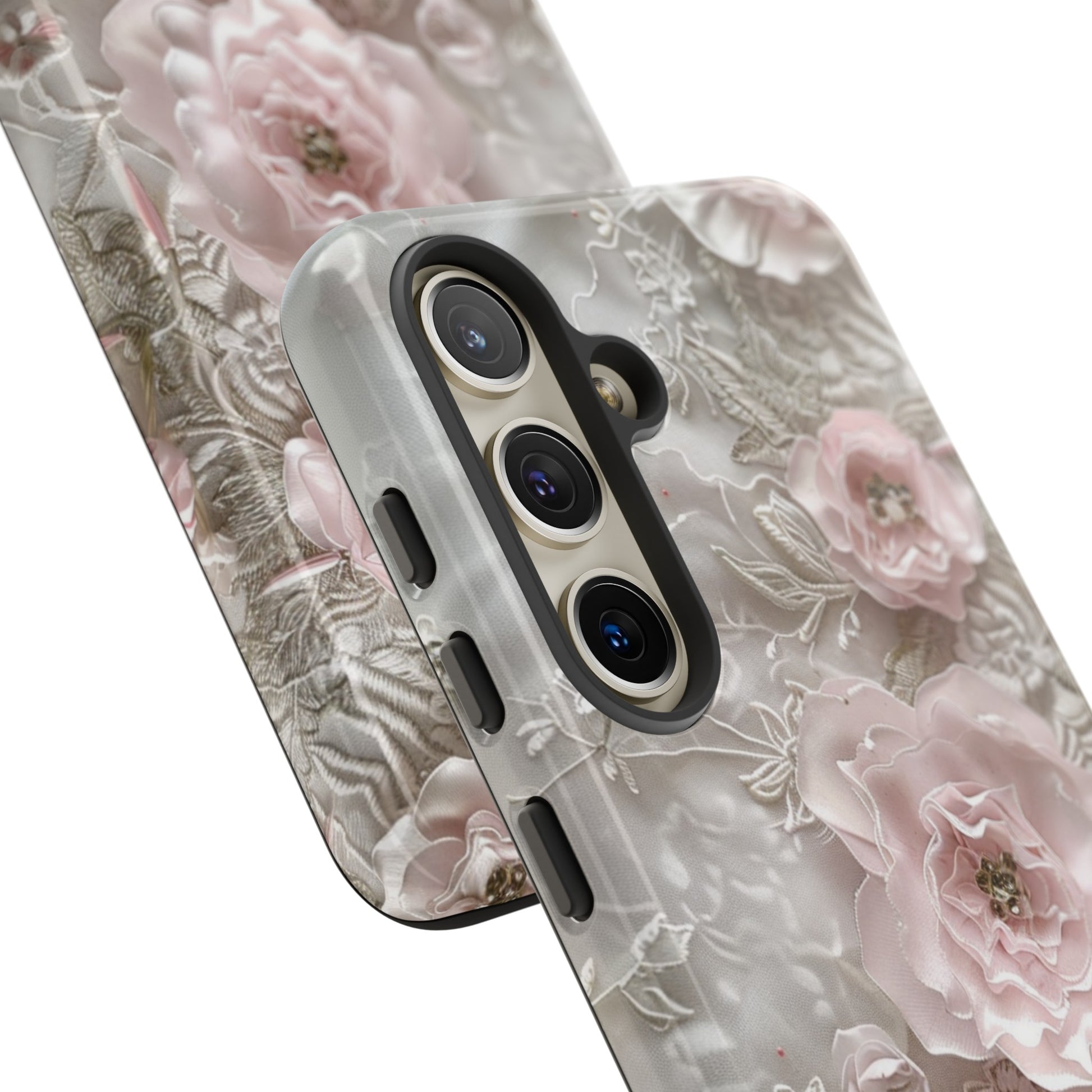 White Floral Samsung Galaxy s24 case