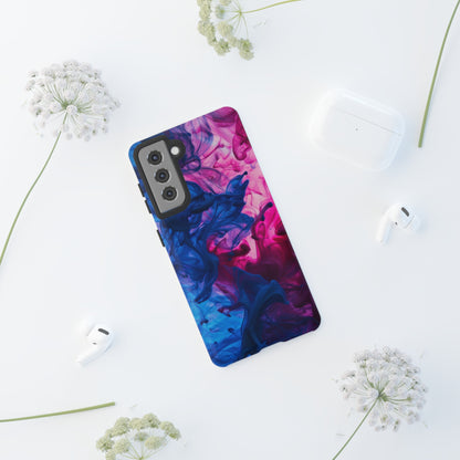 Magenta and Blue Color Explosion Phone Case