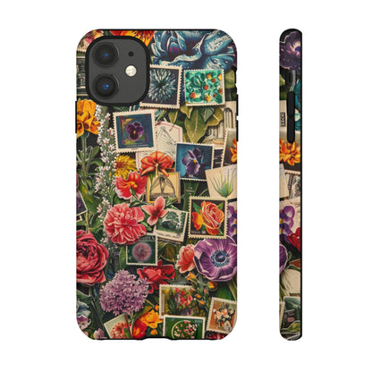 Vintage Floral Stamps Phone Case