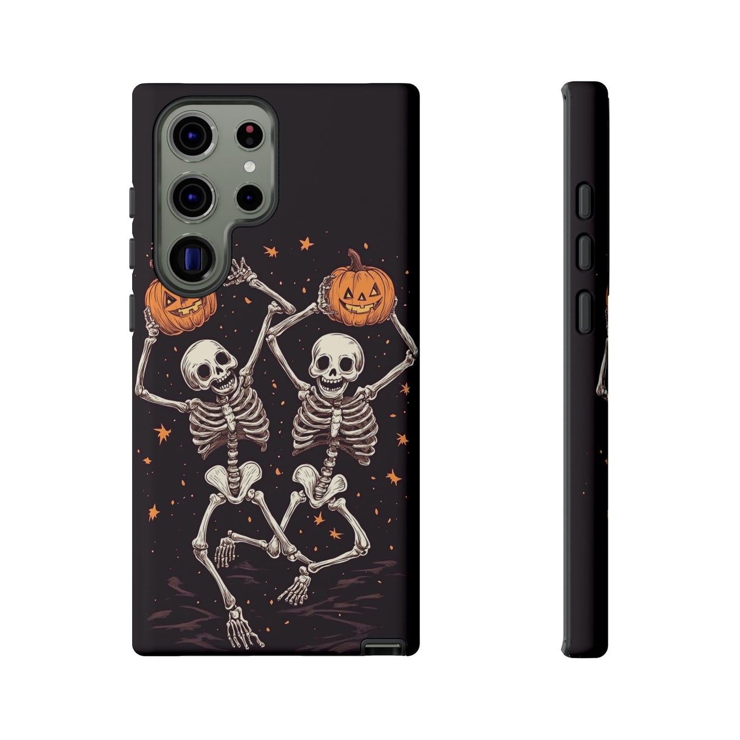 Dancing Skeletons with Jack-o'-Lanterns Phone Cover