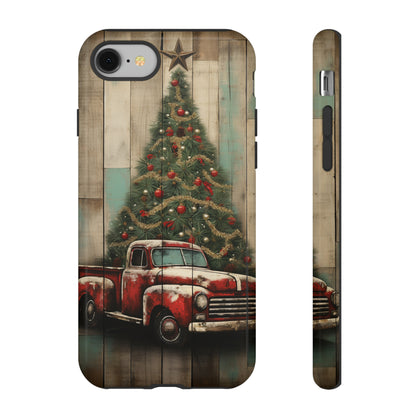 Festive holiday truck phone cover for Samsung Galaxy S23