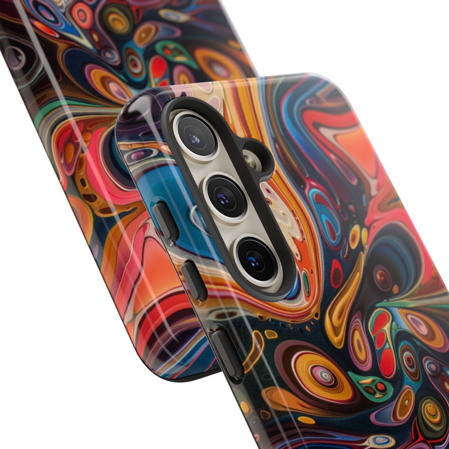 Psychedelic Art color explosion phone case for iPhone 15 case