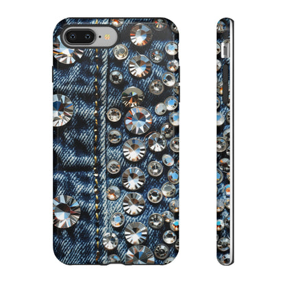 Blue Jean Queen Rhinestone Bling Phone Case