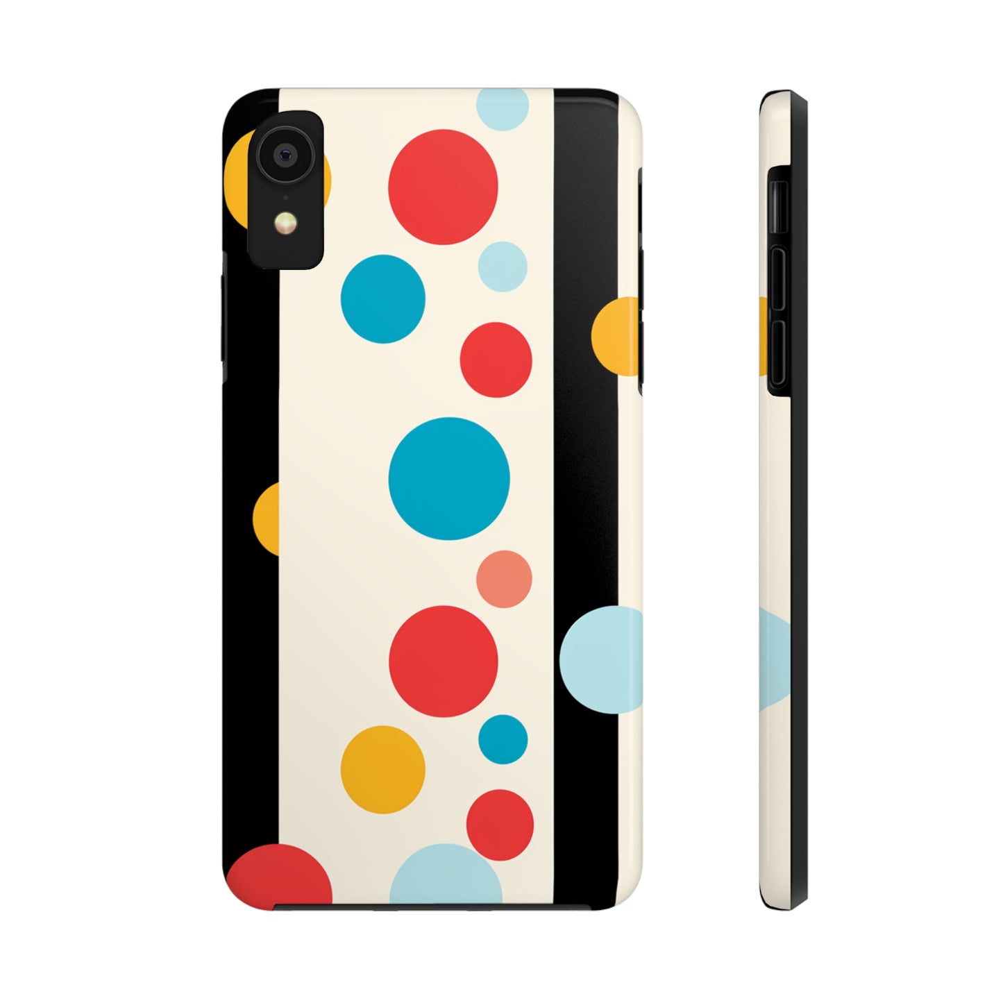 Classic Meets Creative: Abstract Polka Dots Tough Case for iPhone