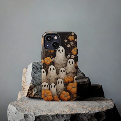 Ghostly Greetings: "Boo Trick or Treat" | Spooky Halloween Spirits iPhone Case