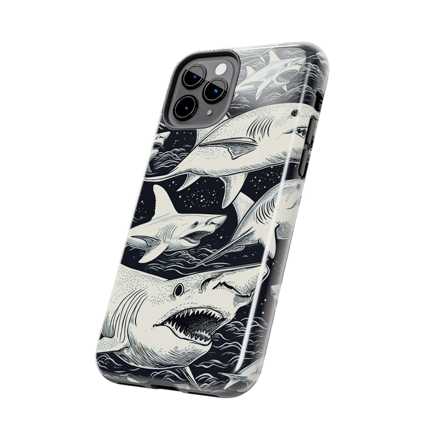 Shark Design | Swimming with the Sharks Aquatic Adventure iPhone 13 Case