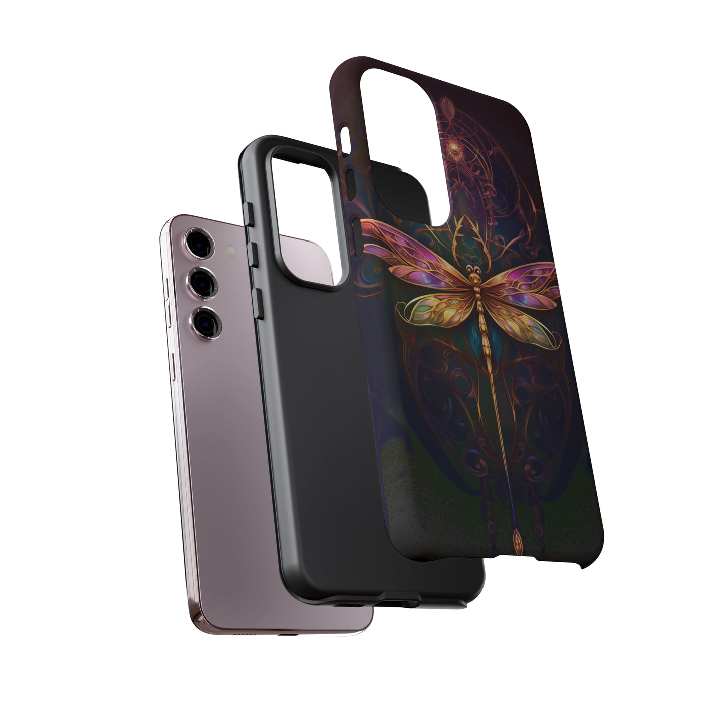 Art Nouveau Dragonfly - A Timeless Symbol of Elegance for Google Pixel, iPhone, and Samsung Cases