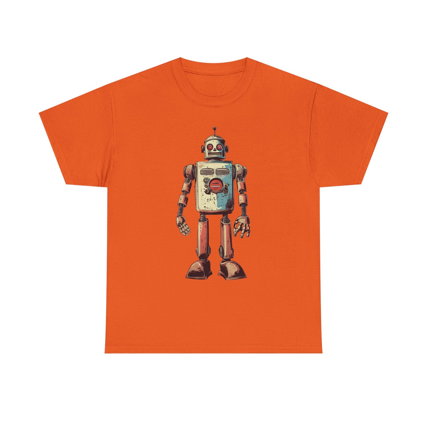 Retro Robot 60s Sci Fi T Shirt Vintage Future Gen X Nerd Tee