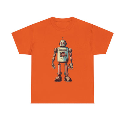 Retro Robot 60s Sci Fi T Shirt Vintage Future Gen X Nerd Tee