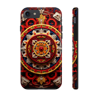 Mystical Visions: Psychedelic Tibet Mandala | Buddhist iPhone Case