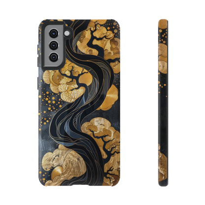 Gold and Silver Tree of Life Design Phone Case