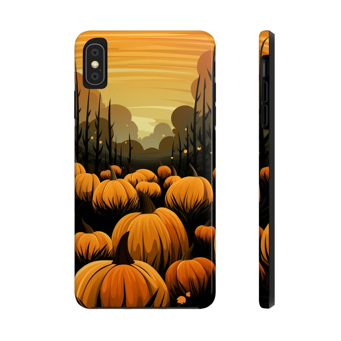 Halloween Fall Pumpkins iPhone Case | Embrace the Spooky Autumn Vibes