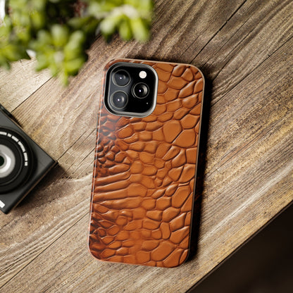 Faux Alligator Skin Textured look and style iPhone Case