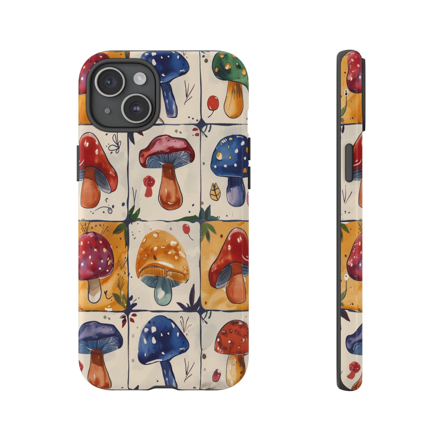 Trippy Magic Mushroom Toadstools Phone Case