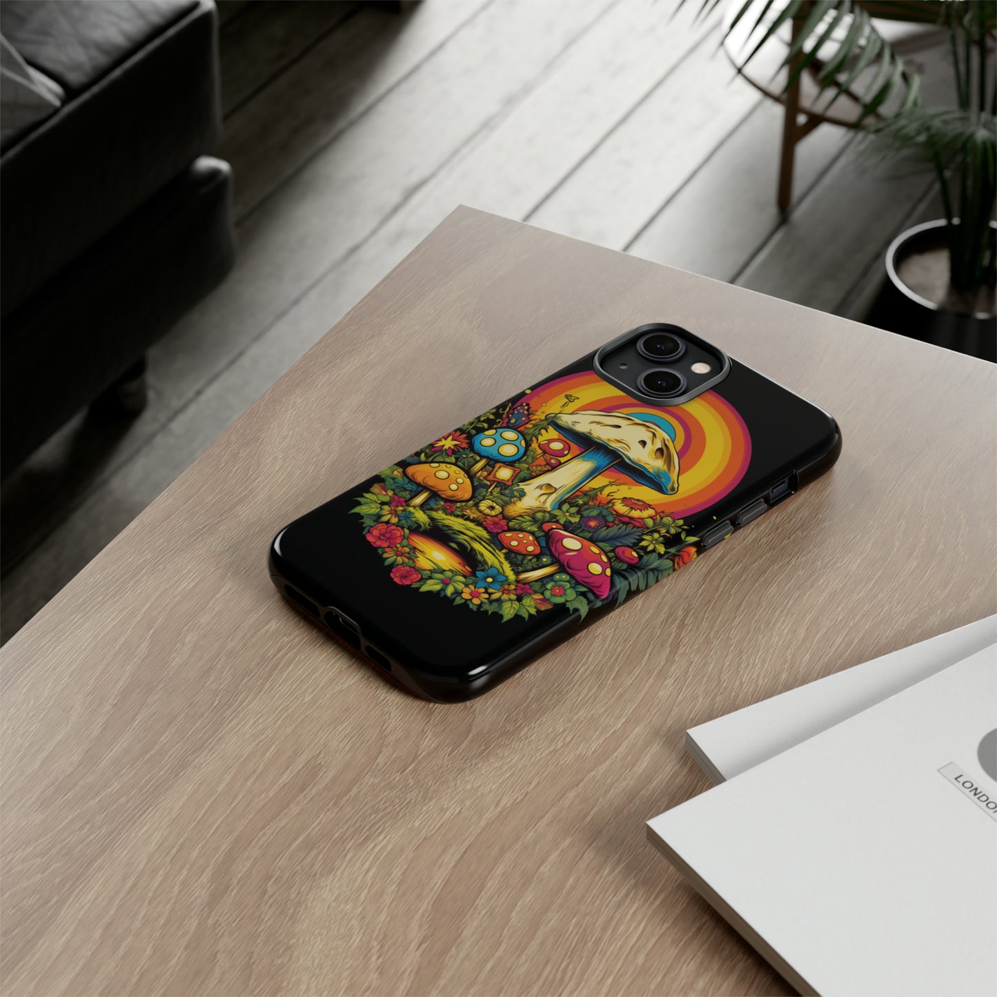 Psychedelic Art Mushroom Phone Case