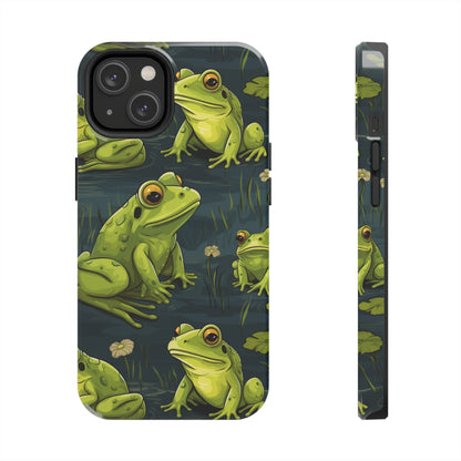 Cute frogs iphone 14 case