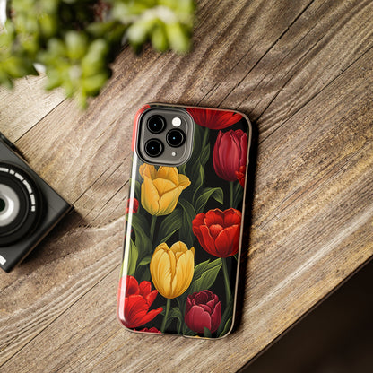 Tulip Floral Aesthetic iPhone Case | Embrace the Beauty of Nature in Full Bloom