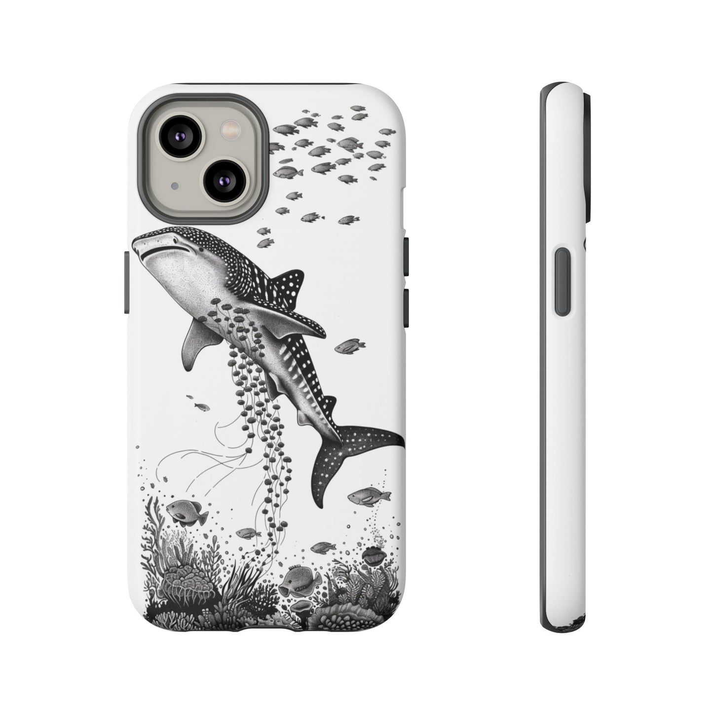 Whale Shark, Turtle, Manta Ray Phone Case