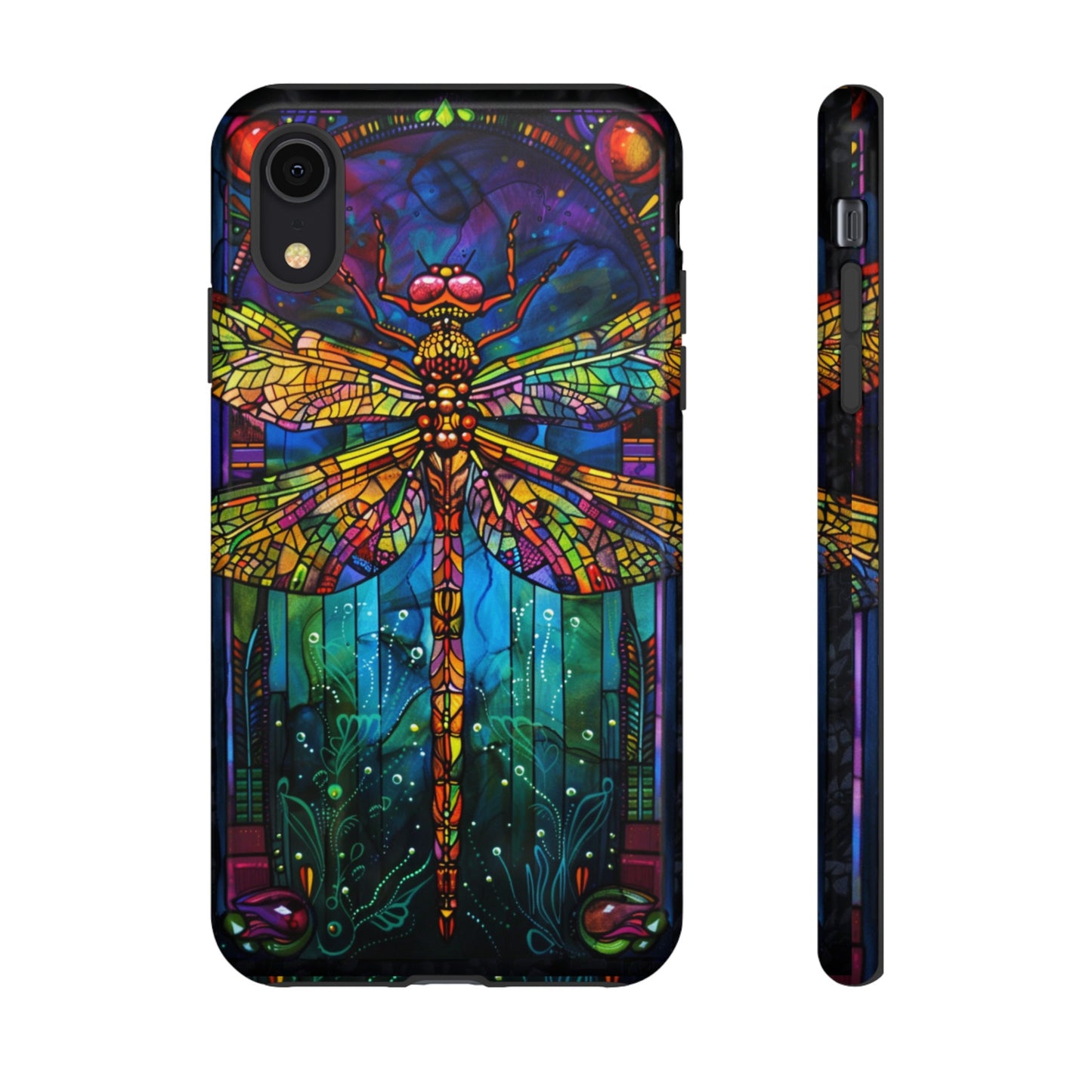 Art Deco Stained Glass Dragonfly Phone Cover