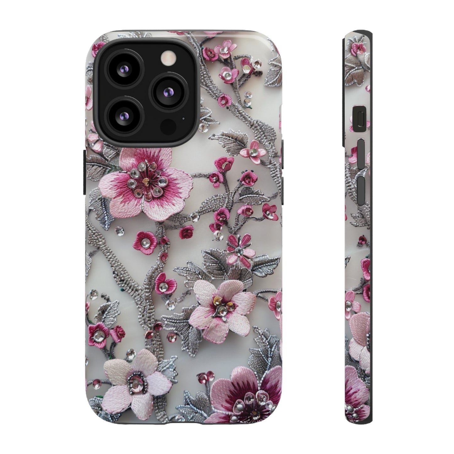 Coquette Aesthetic Floral Art iPhone 12 Case