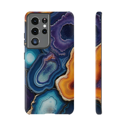 Agate Slice Geode Elegance: Natural Beauty Phone Case