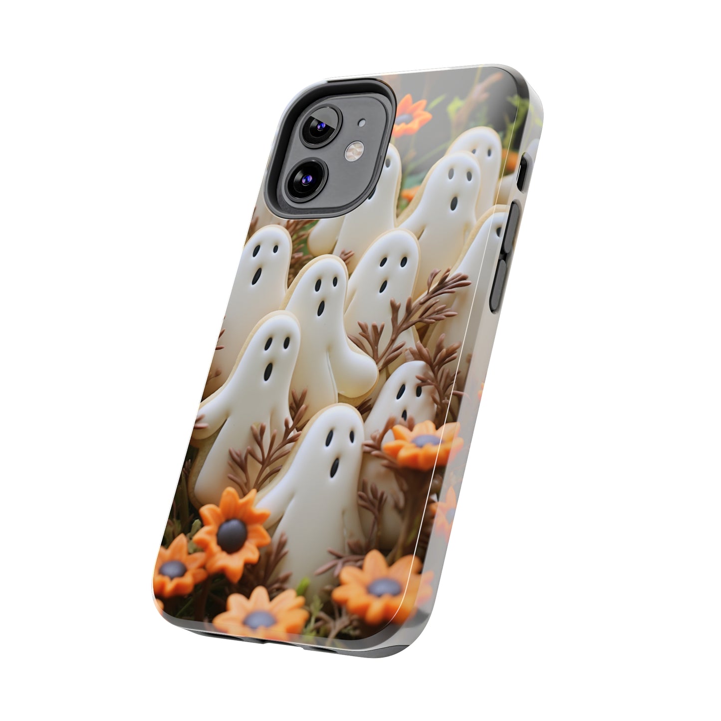 Sweet Spook: Cute Halloween Cookie Ghost | Adorable & Festive Accessory for iPhone Models 11 through 14 Pro Max