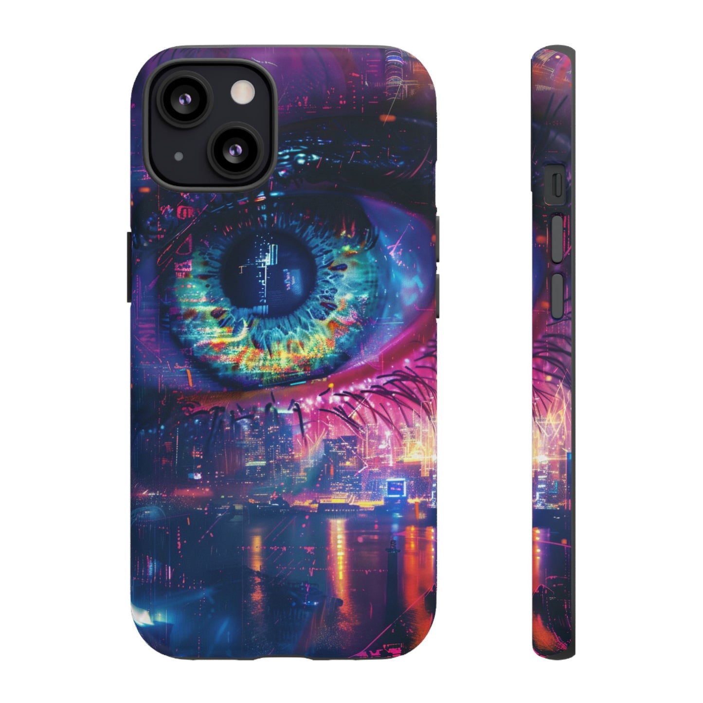 Eye of the Beholder Cyberpunk Art Phone Case