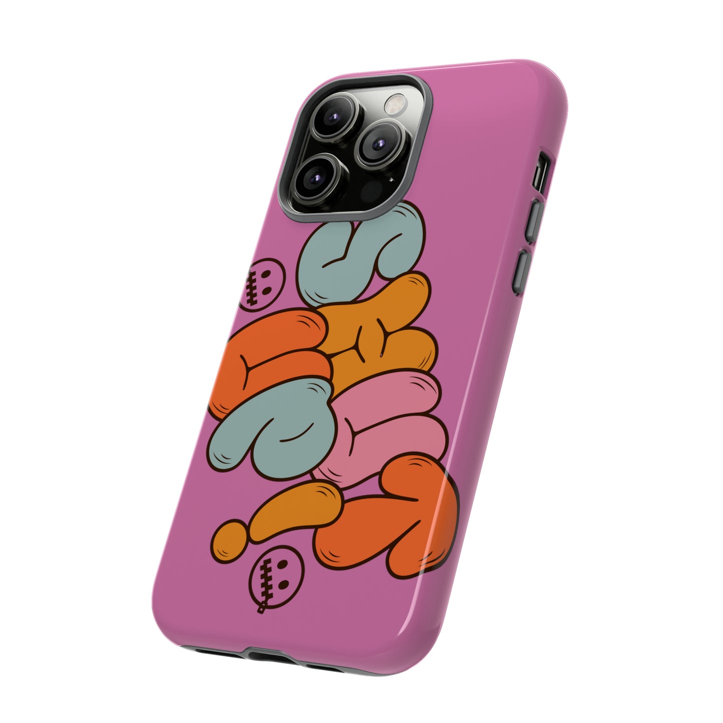 Shut Up Phone Case | Warm Retro Psychedelic Colors | For iPhone, Pixel, Samsung