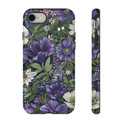 Floral Sage Purple Wildflower Phone Case