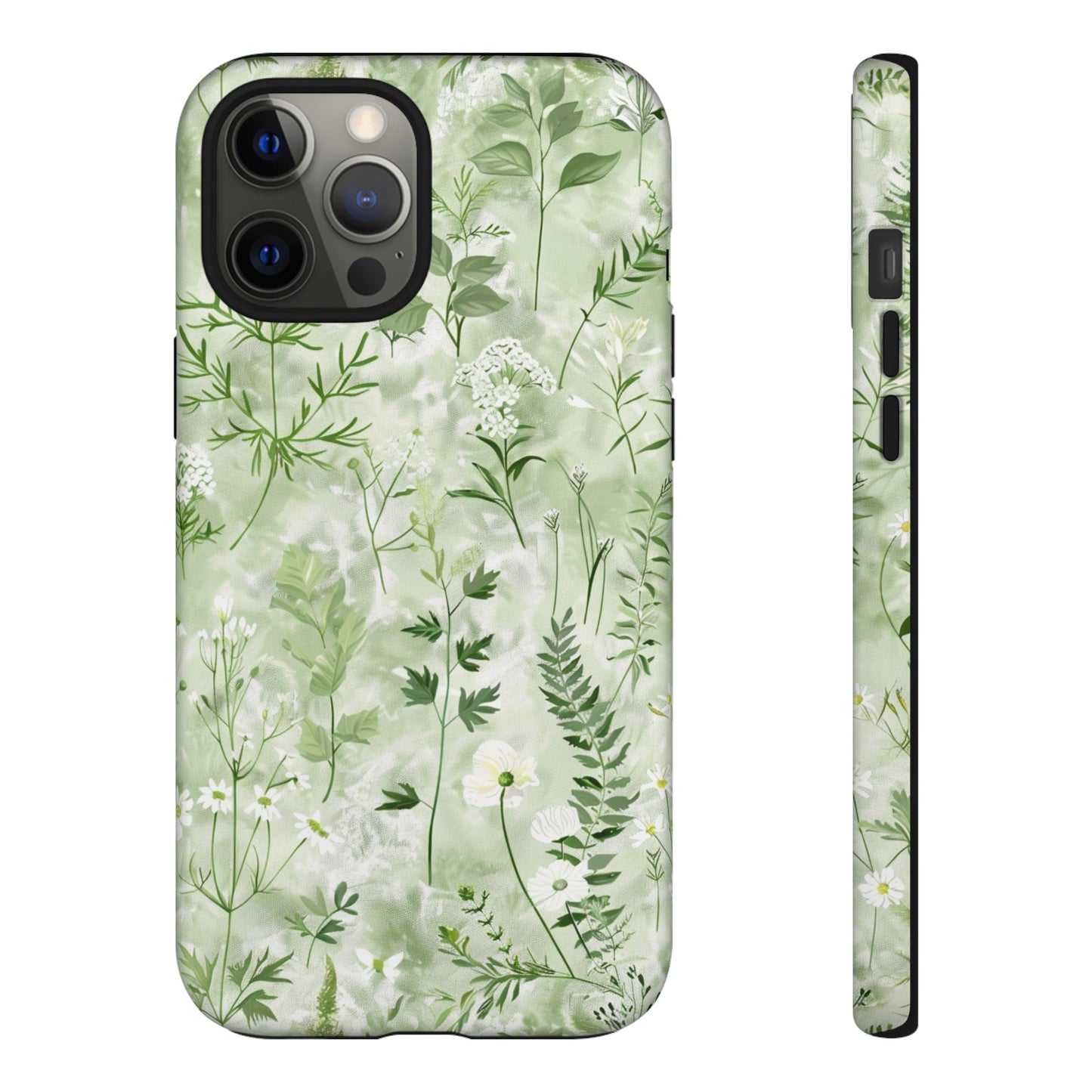 Floral Sage Green Wildflower Phone Case