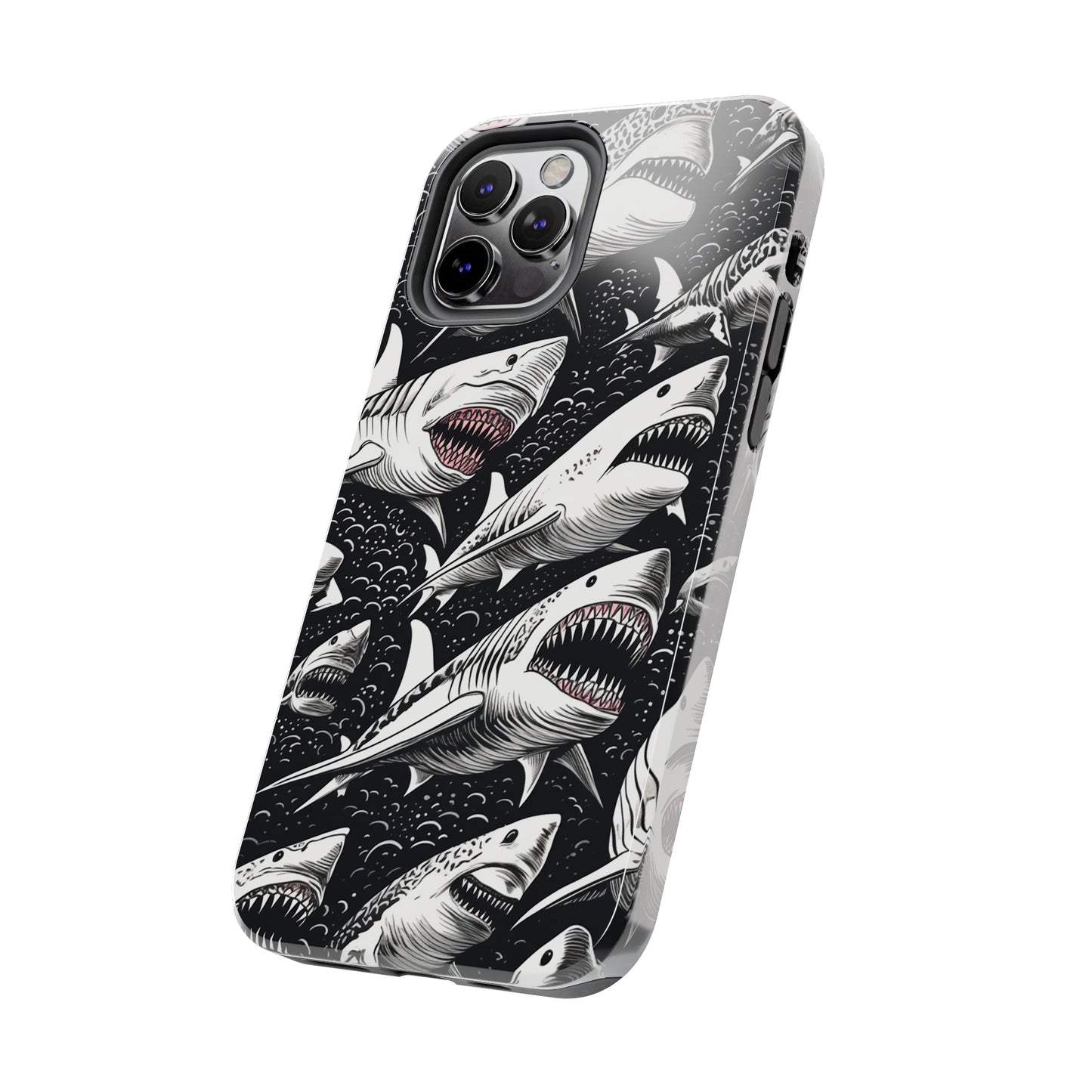 Aquatic Aura iPhone 13 Case Shark Majesty