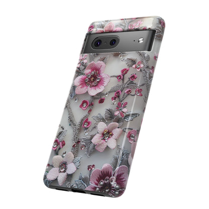 Coquette Aesthetic Floral Art iPhone 12 Case