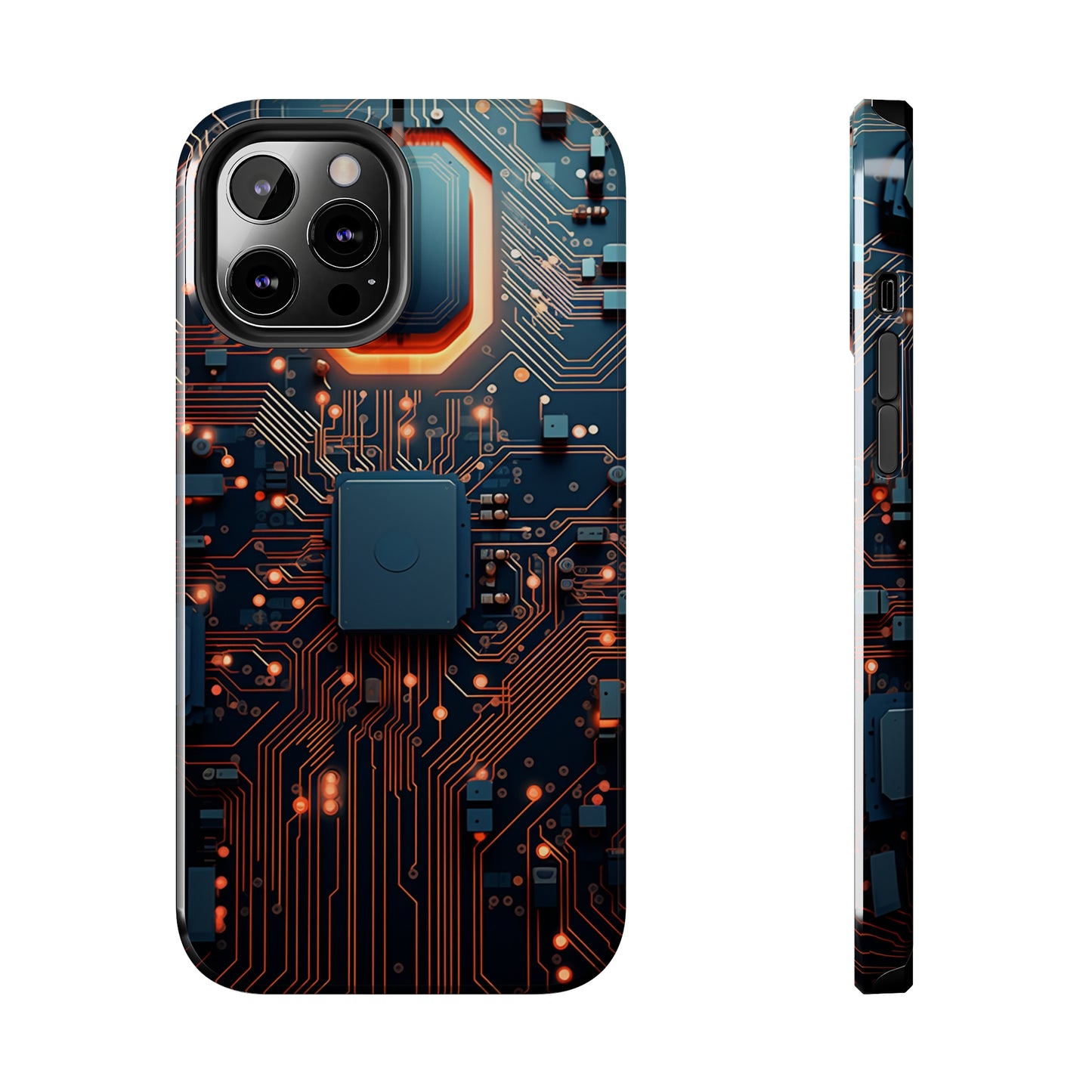 Neon Nexus: Cyberpunk Circuit Board | Futuristic Tech-Inspired iPhone Case