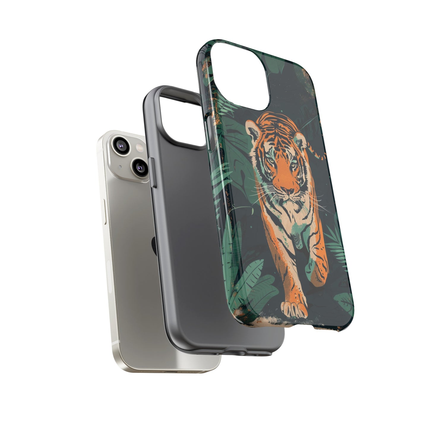 Retro Jungle Tiger Phone Case