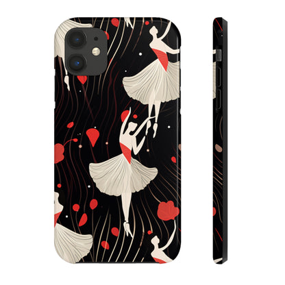 Vintage Style Dancing Ballerina iPhone Case | Embrace Elegance and Grace in Retro Charm