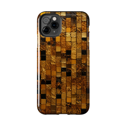 Golden Tile iPhone Case | Add Glamour and Elegance to Your Device