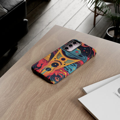 Cosmic Journey Space and Time Phone Case