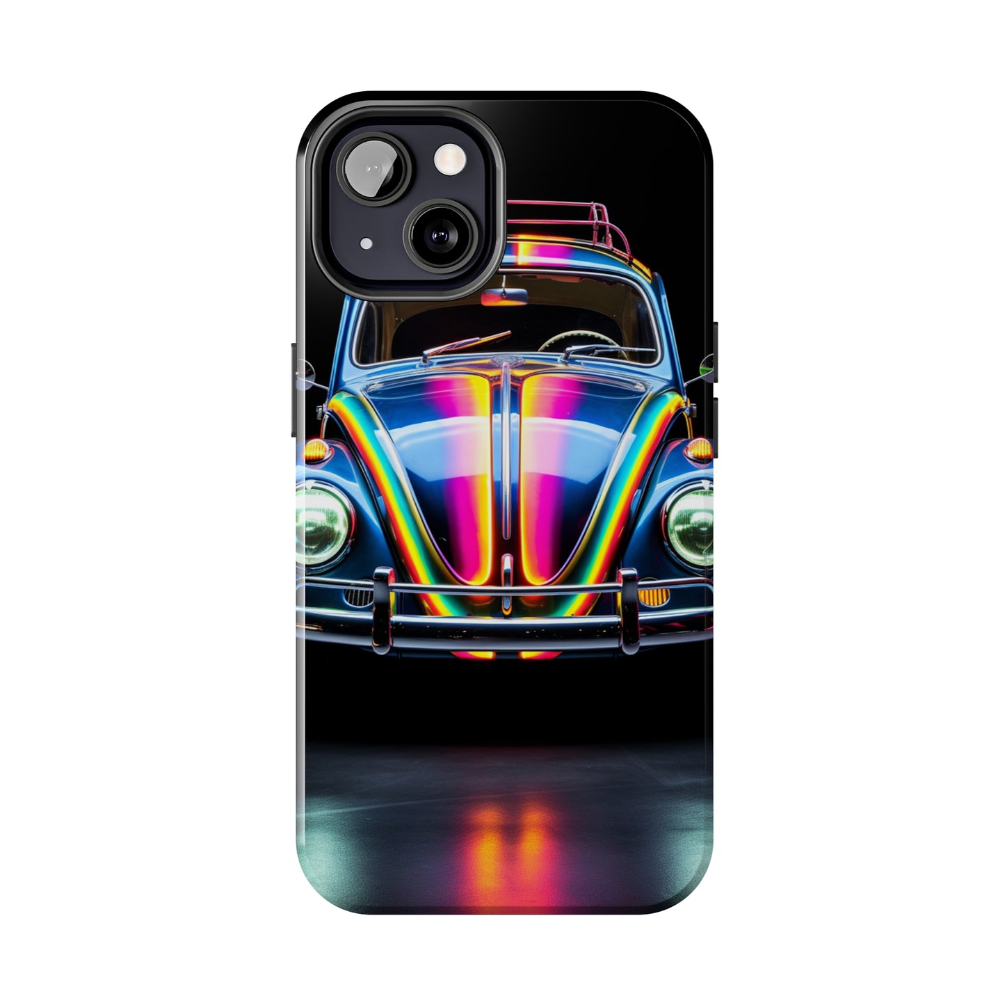 iPhone Case | Colorful Journeys: Psychedelic VW Bug iPhone Tough Case