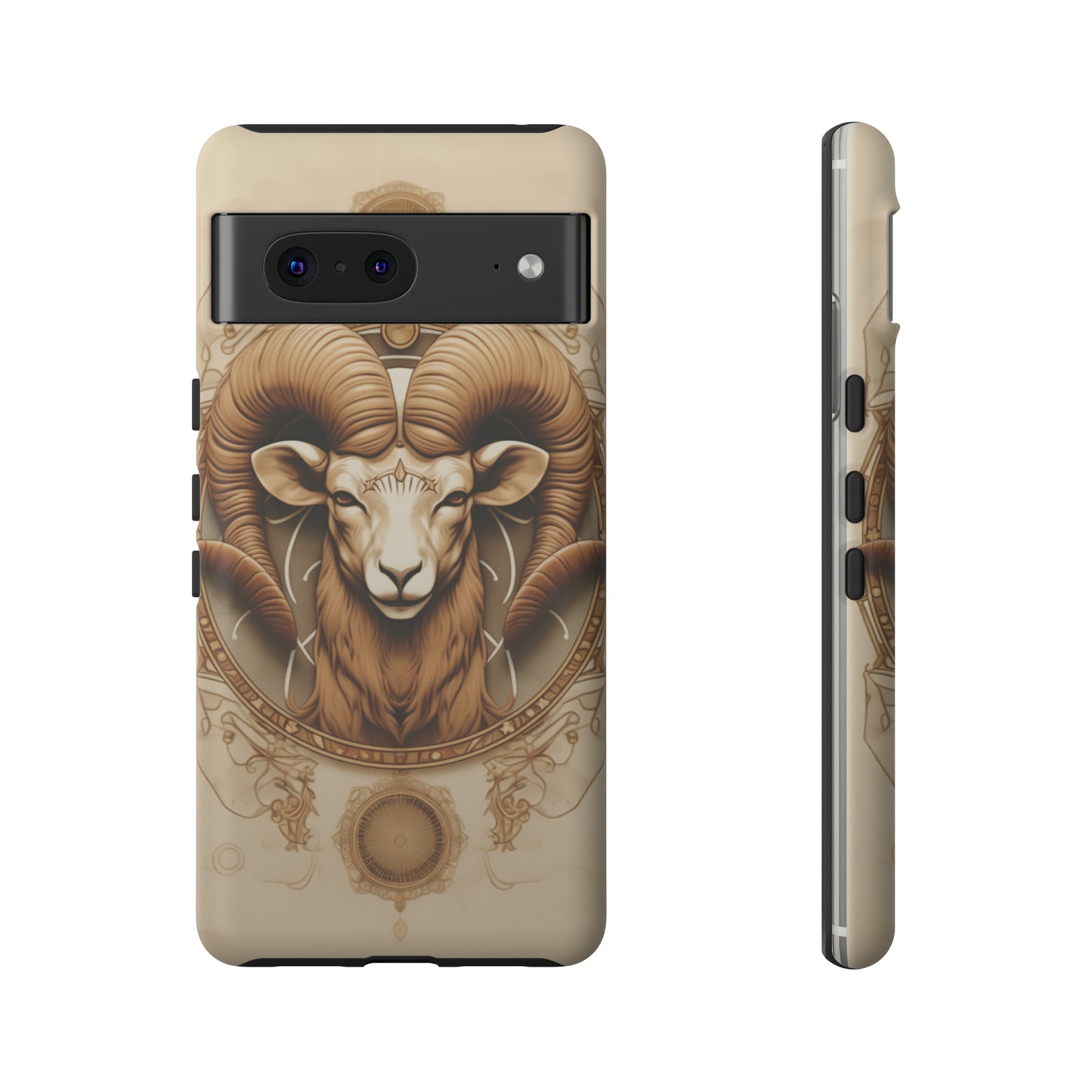 Aries Astrology Stained Glass Phone Case