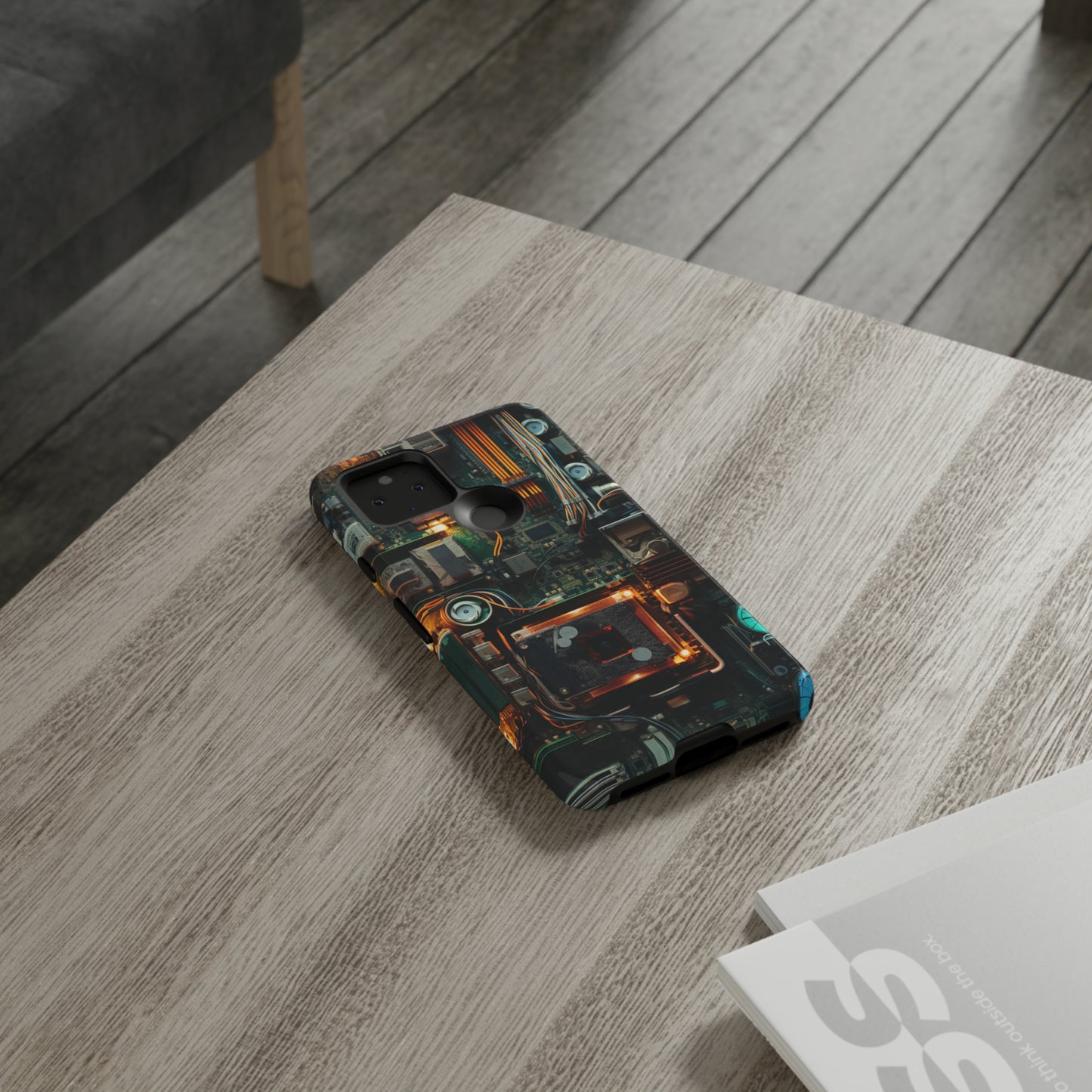 Circuit Board Themed Tough Phone Case