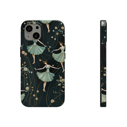 Vintage Style Dancing Ballerina iPhone Case | Embrace Elegance and Grace in Retro Charm